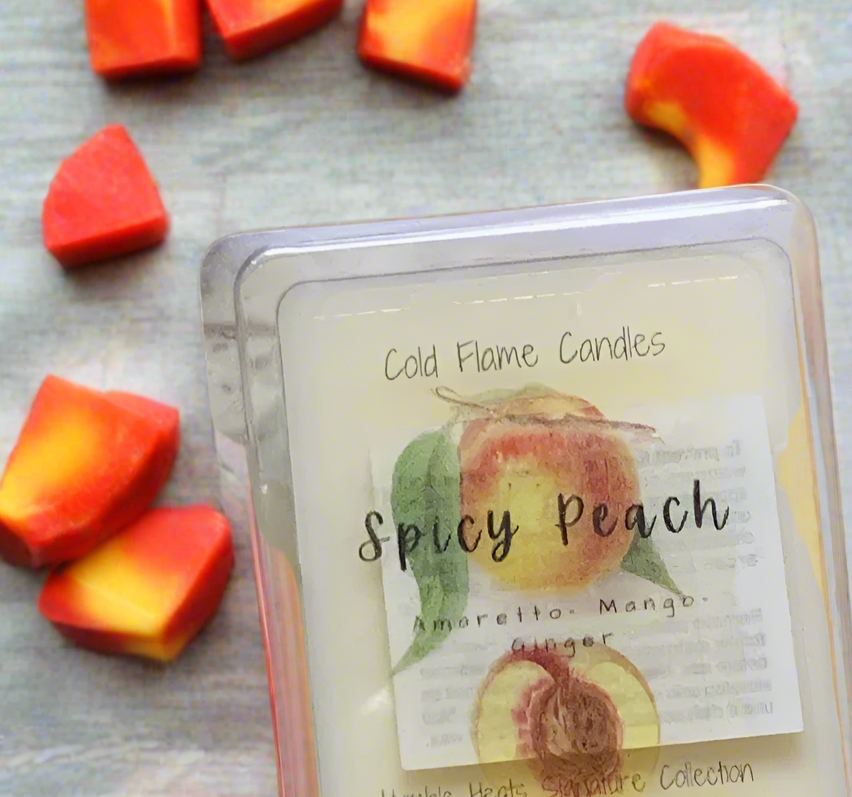 Fiery Peach Clamshell