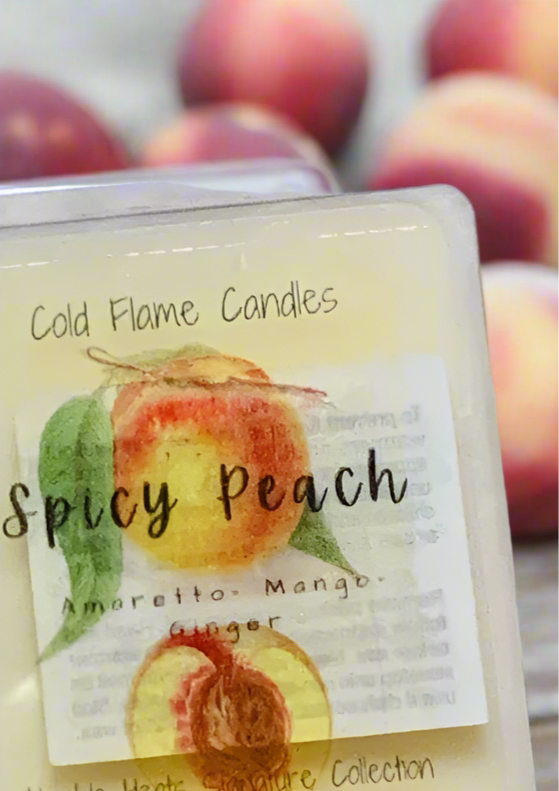 Fiery Peach Clamshell