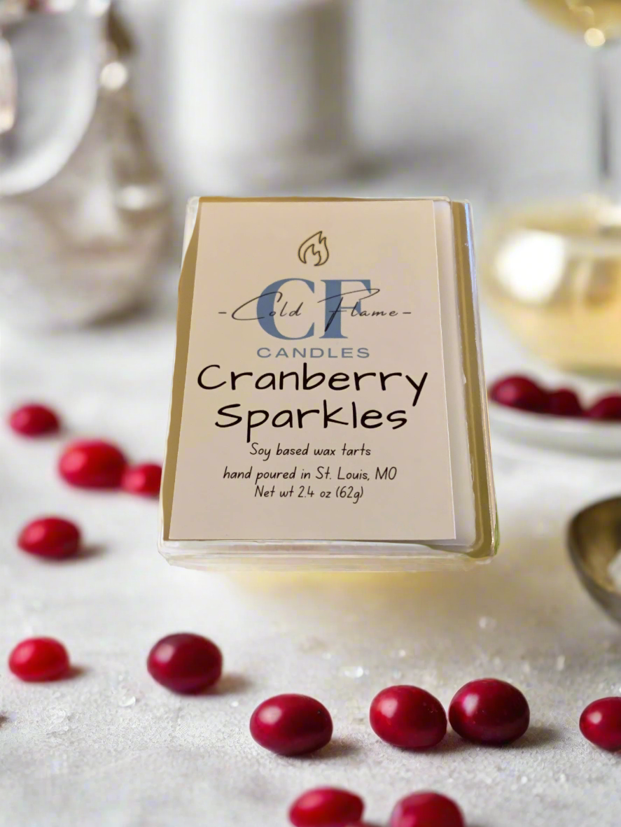 Cranberry Sparkles Wax Melt Clamshell