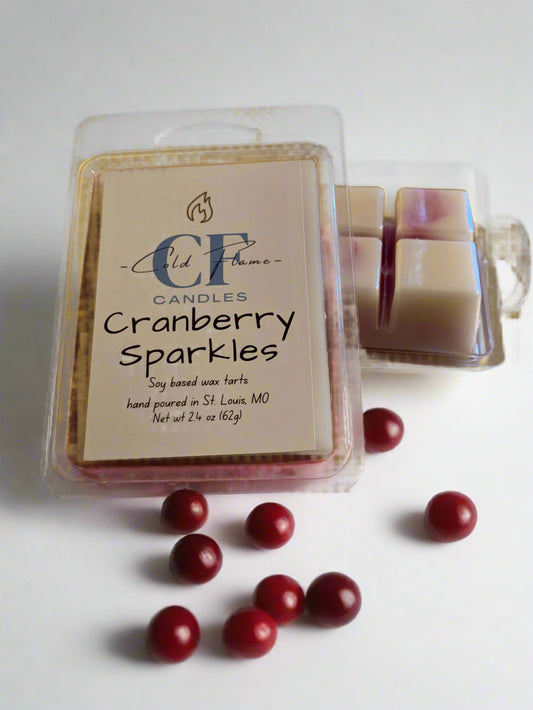 Cranberry Sparkles Wax Melt Clamshell