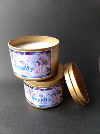 8oz Royalty Tin Candle