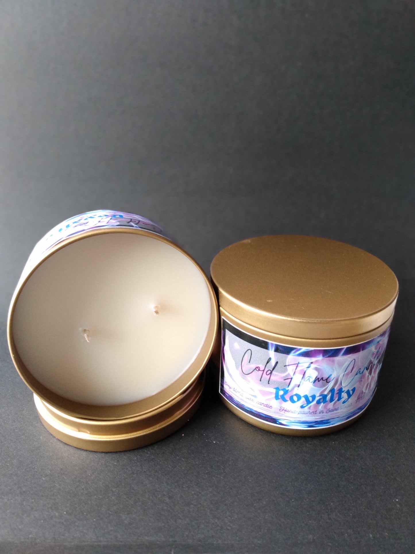 8oz Royalty Tin Candle