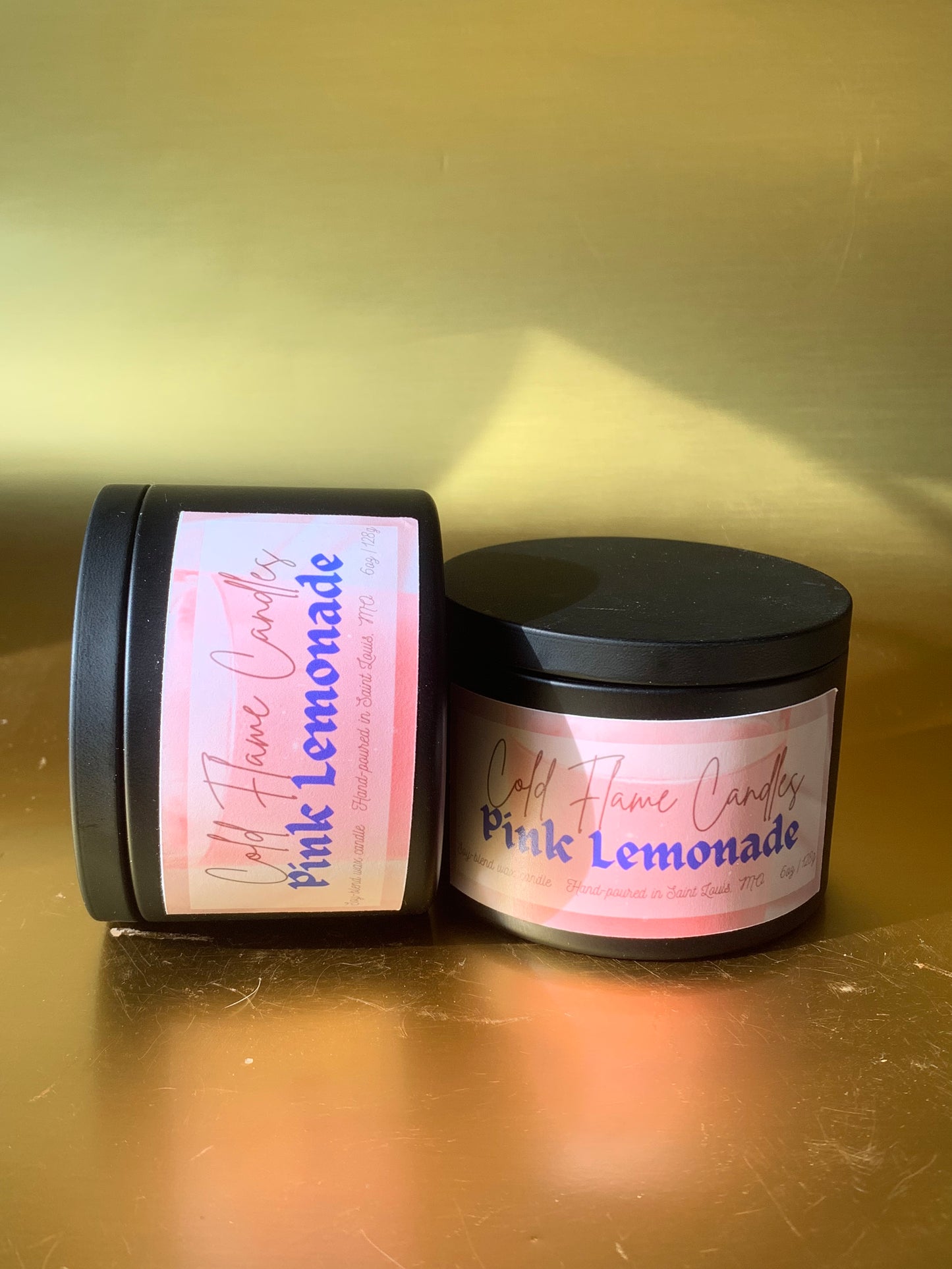 8oz Pink Lemonade Tin Candle