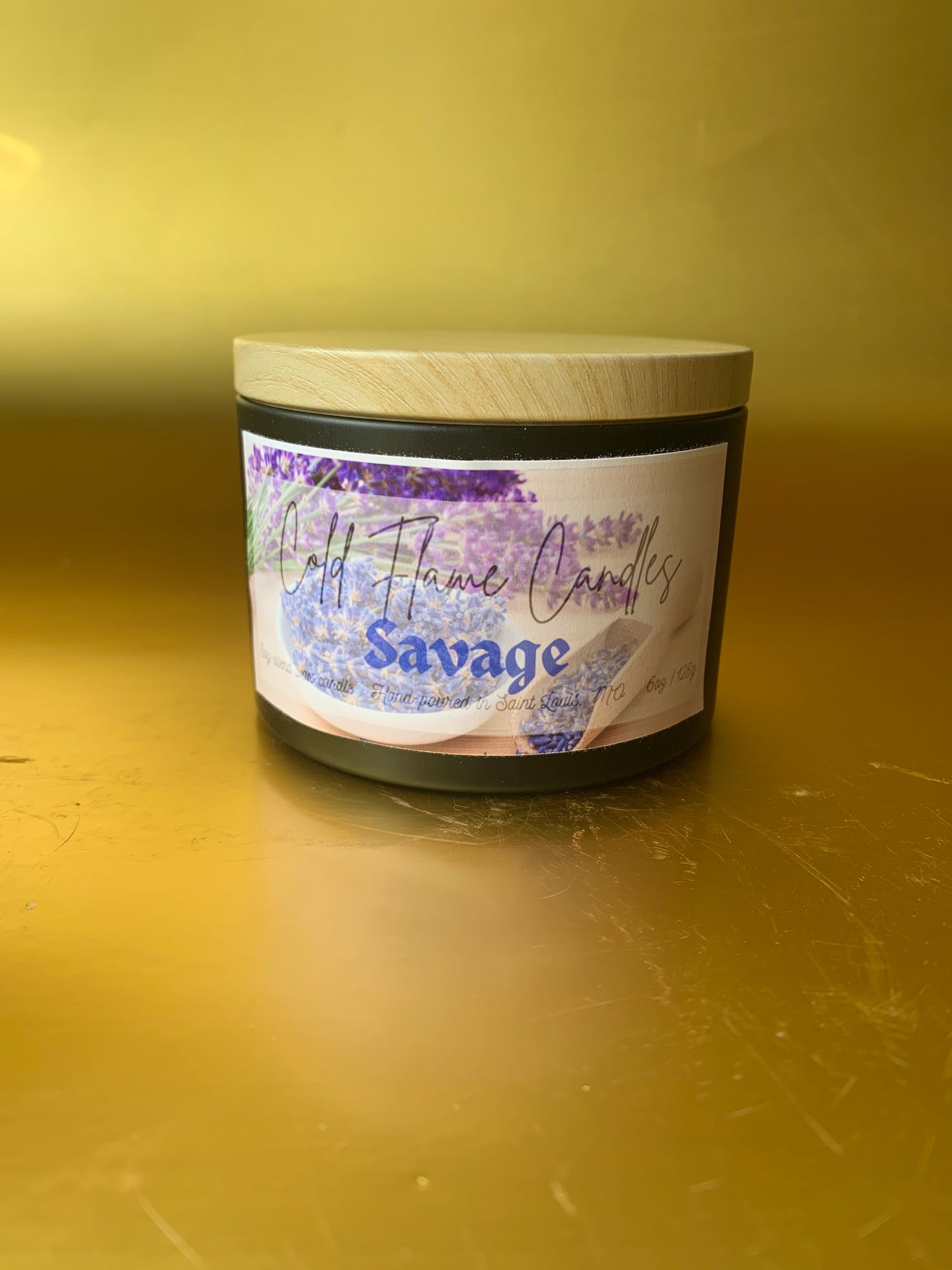 8oz Savage Tin Candle