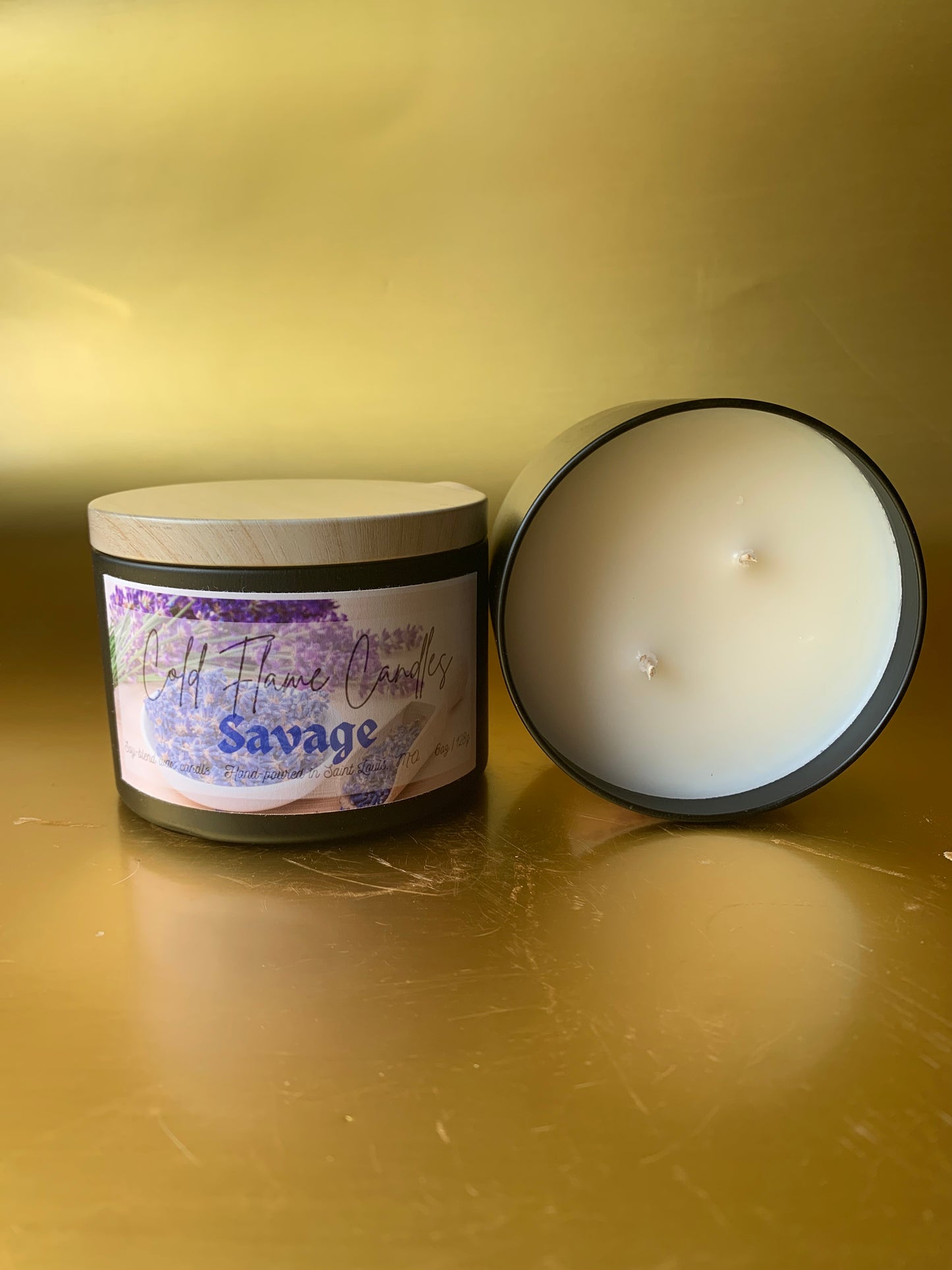 8oz Savage Tin Candle